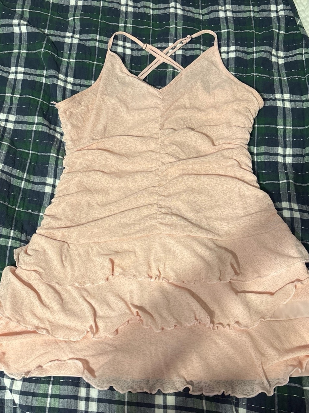 Y2K Pink Ruffle mini dress